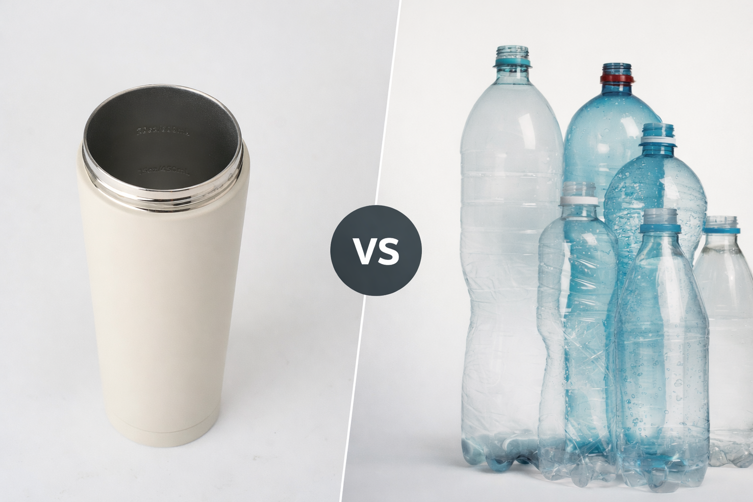 Stainless Steel vs Plastic Bottles: Full Comparison -- Which One Wins?