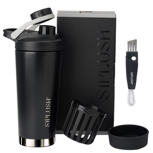 Hollywood Noir Stainless Steel Shaker Bottle – 24oz