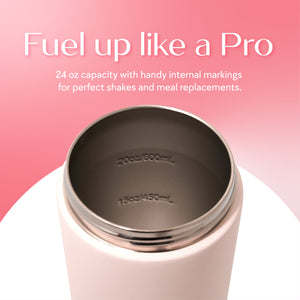 Malibu Sands Stainless Steel Shaker Bottle – 24oz