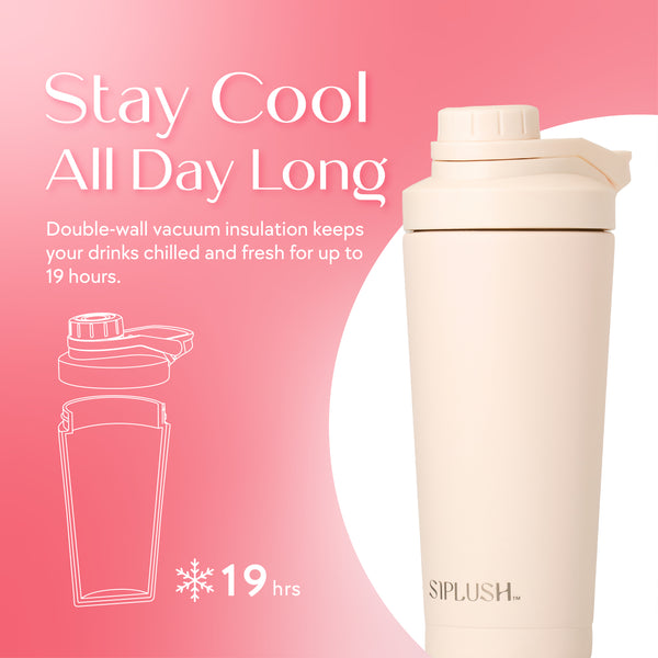 Malibu Sands Stainless Steel Shaker Bottle – 24oz