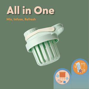 Tahoe Mist Stainless Steel Shaker Bottle – 24oz