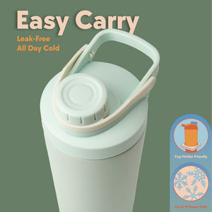 Tahoe Mist Stainless Steel Shaker Bottle – 24oz