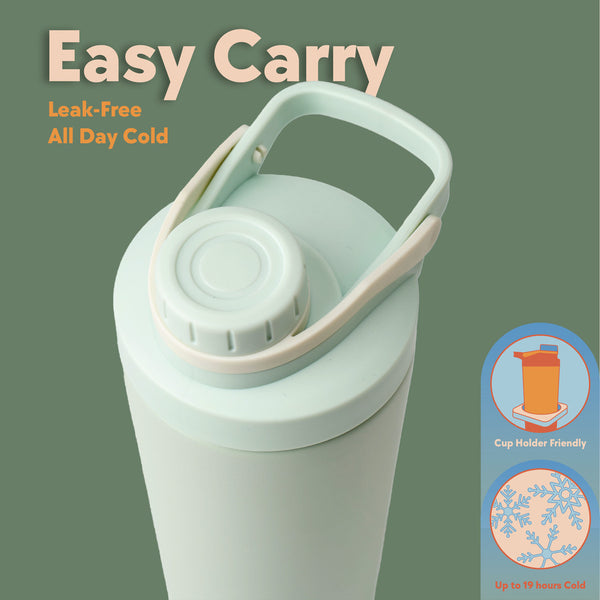 Tahoe Mist Stainless Steel Shaker Bottle – 24oz