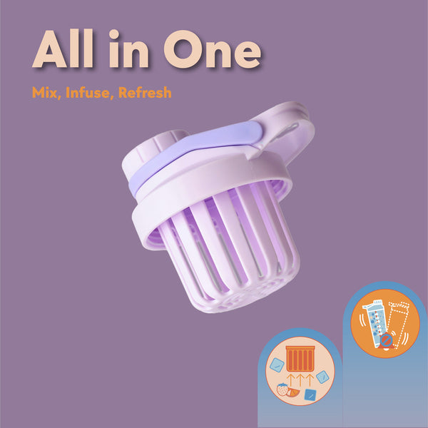 Lavender Coast Stainless Steel Shaker Bottle – 24oz