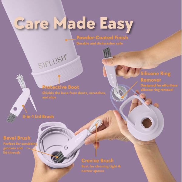 Lavender Coast Stainless Steel Shaker Bottle – 24oz