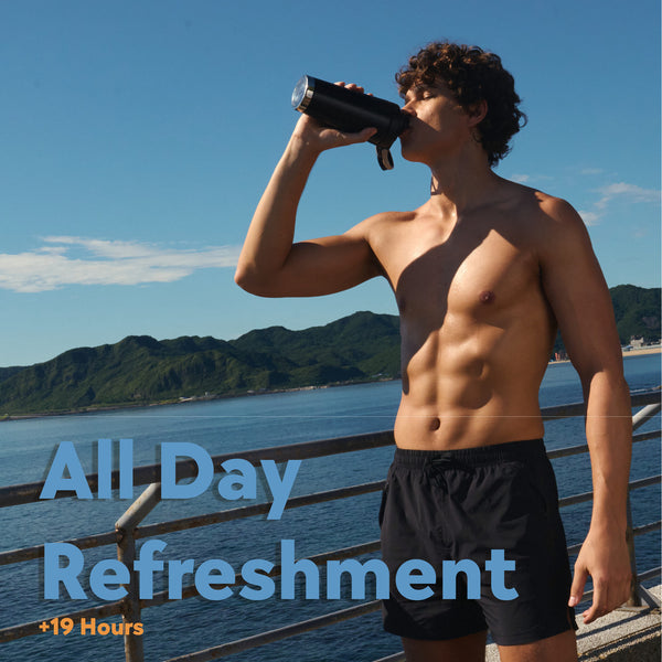 Hollywood Noir Stainless Steel Shaker Bottle – 24oz